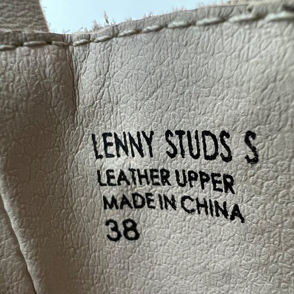 Ash Womens Lenny Studded Leather Chelsea Boots Whisper Cream size EU 38 US 7.5 8 - Picture 16 of 16